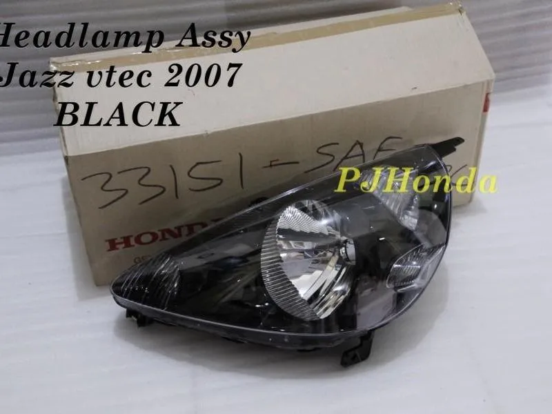 Headlamp / Lampu Depan Honda Jazz GD3 VTEC 2005 2006 2007 Black ORIGINAL