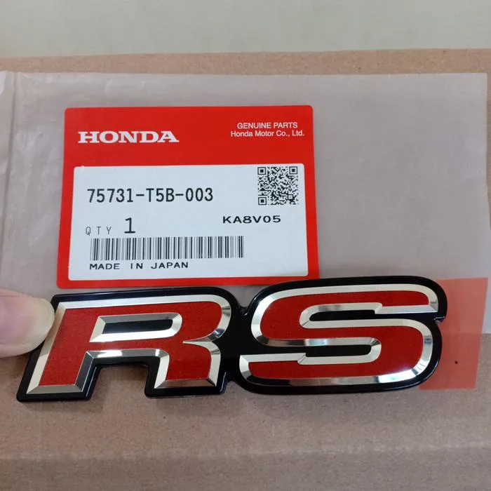 Emblem RS Belakang Honda All New Jazz 2015-2021 Genuine!!!