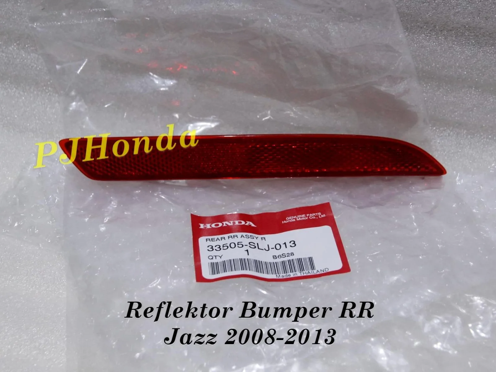 Mata Kucing Reflektor Bumper Belakang Honda Jazz RS GE8 2012 2013 ORIGINAL