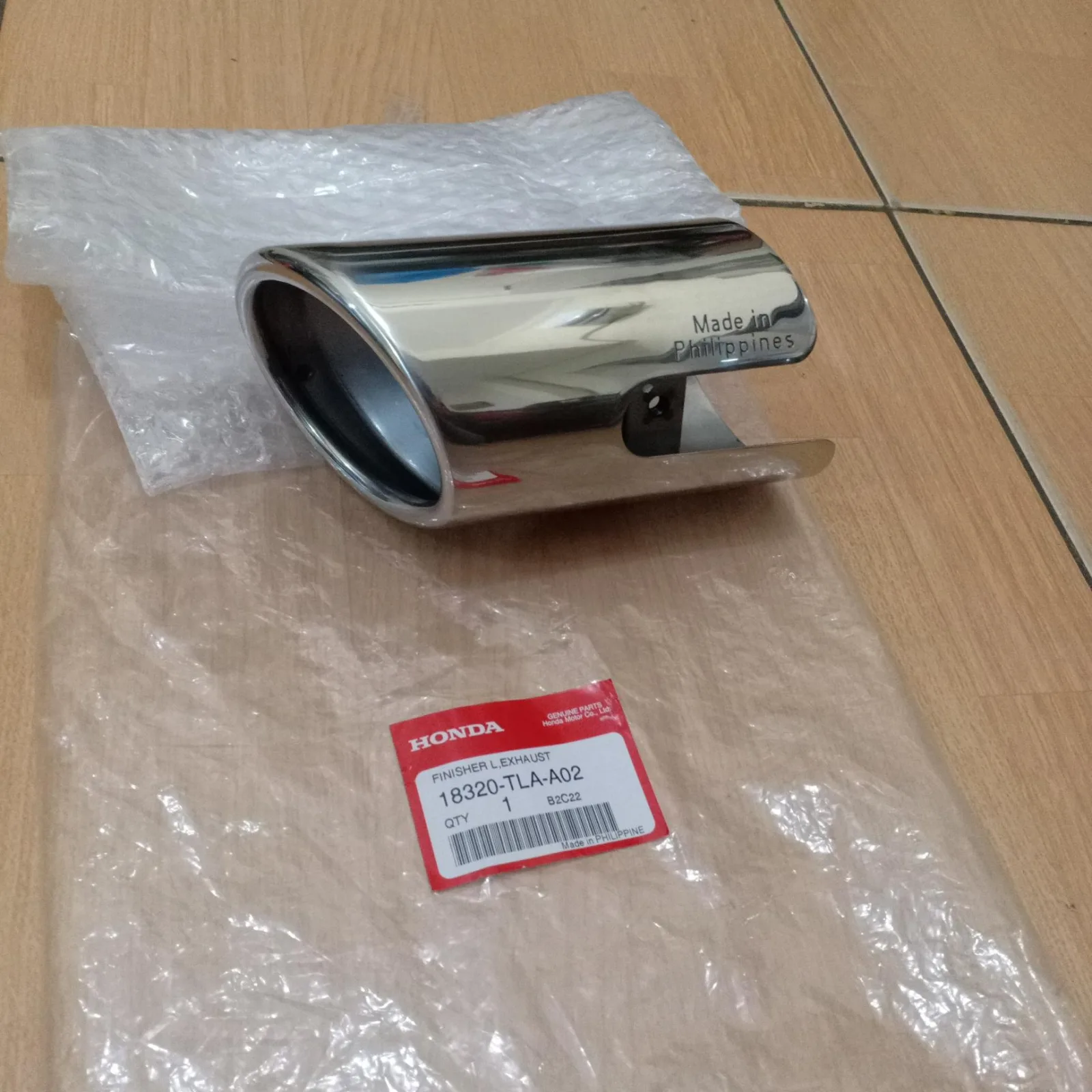 Muffler Knalpot Finisher Knalpot CRV TURBO 2017-2020 ORIGINAL