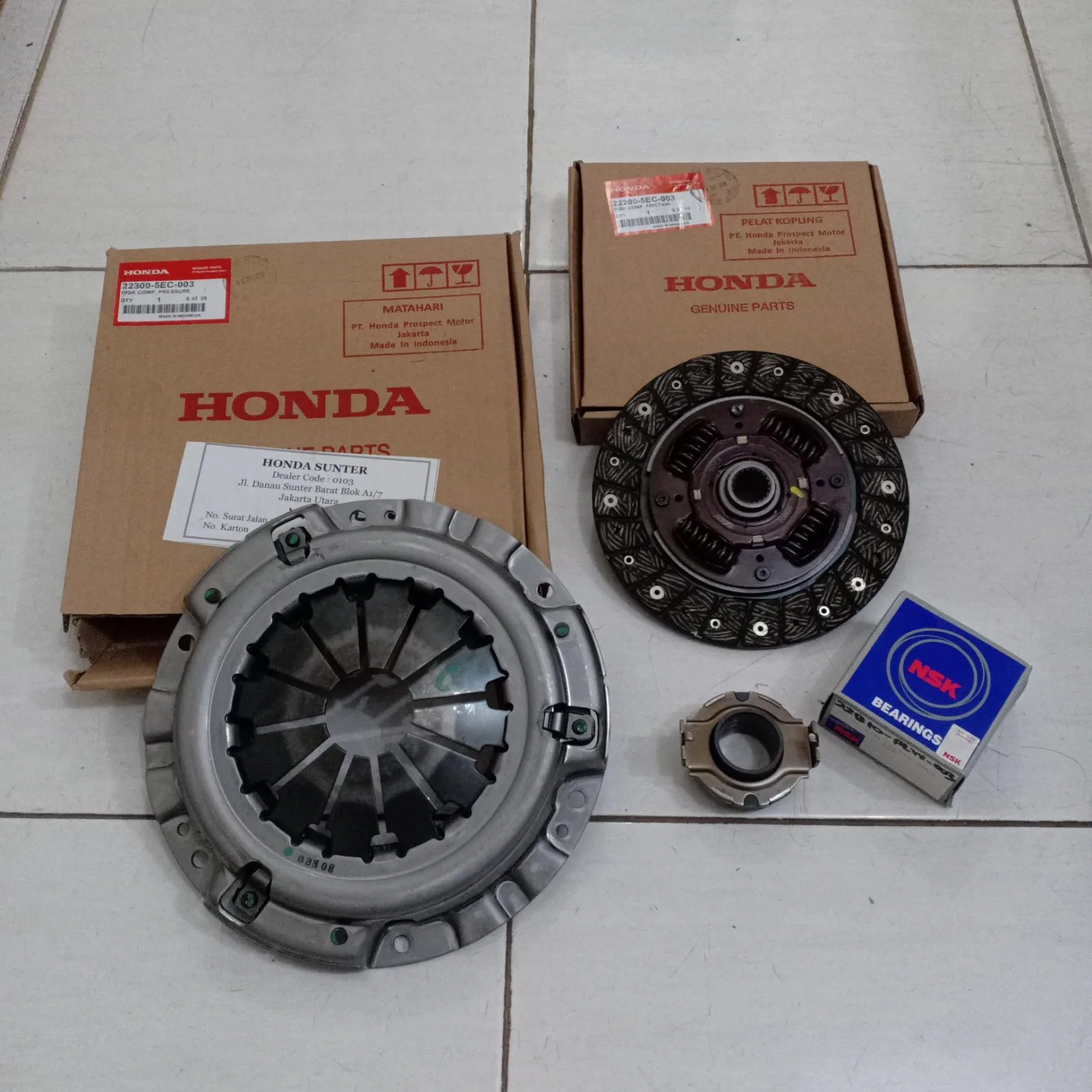 Kopling Set Transmisi Manual Mobilio Dan Brio Genuine!