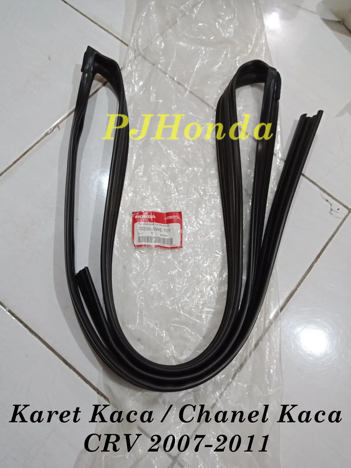 Karet Kaca Pintu Chanel Kaca CRV gen3 2007-2012 Original