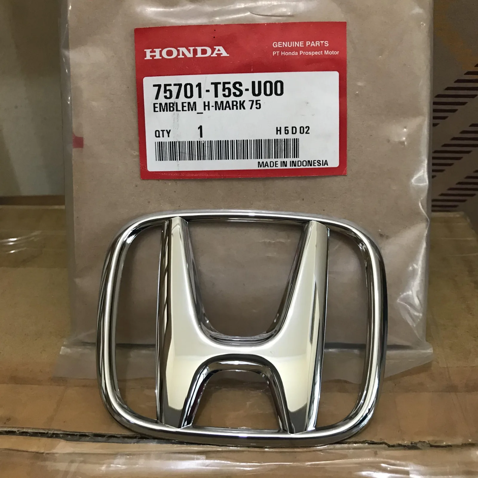 Logo H / Emblem H Bagasi Jazz Facelift 2018 2019 2020 2021 2022 2023 2024 ORIGINAL