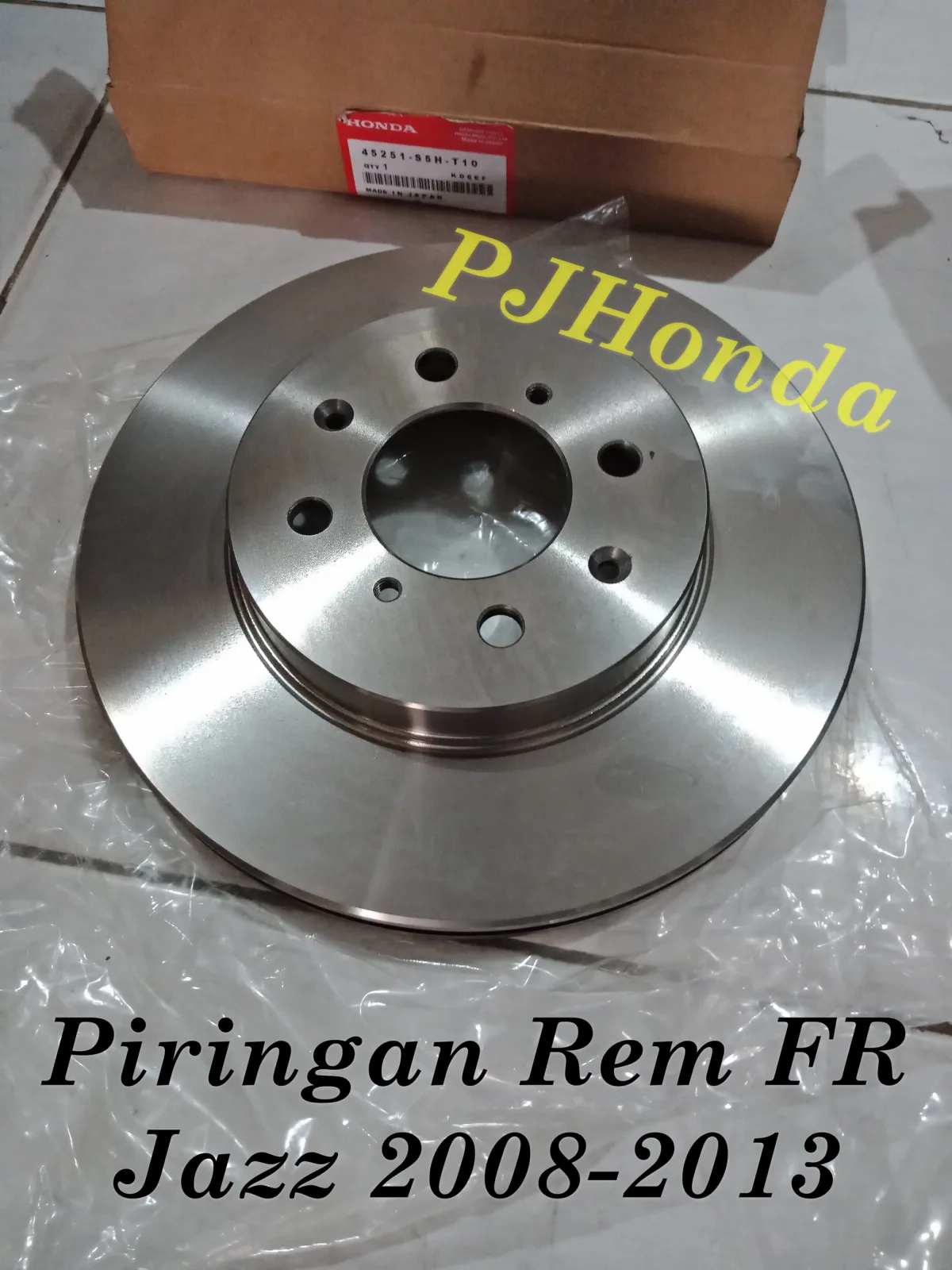 Piringan Rem DISK BRAKE Depan FERIO FREED DAN Jazz 2008 2009 2010 2011 2012 2013 ORIGINAL