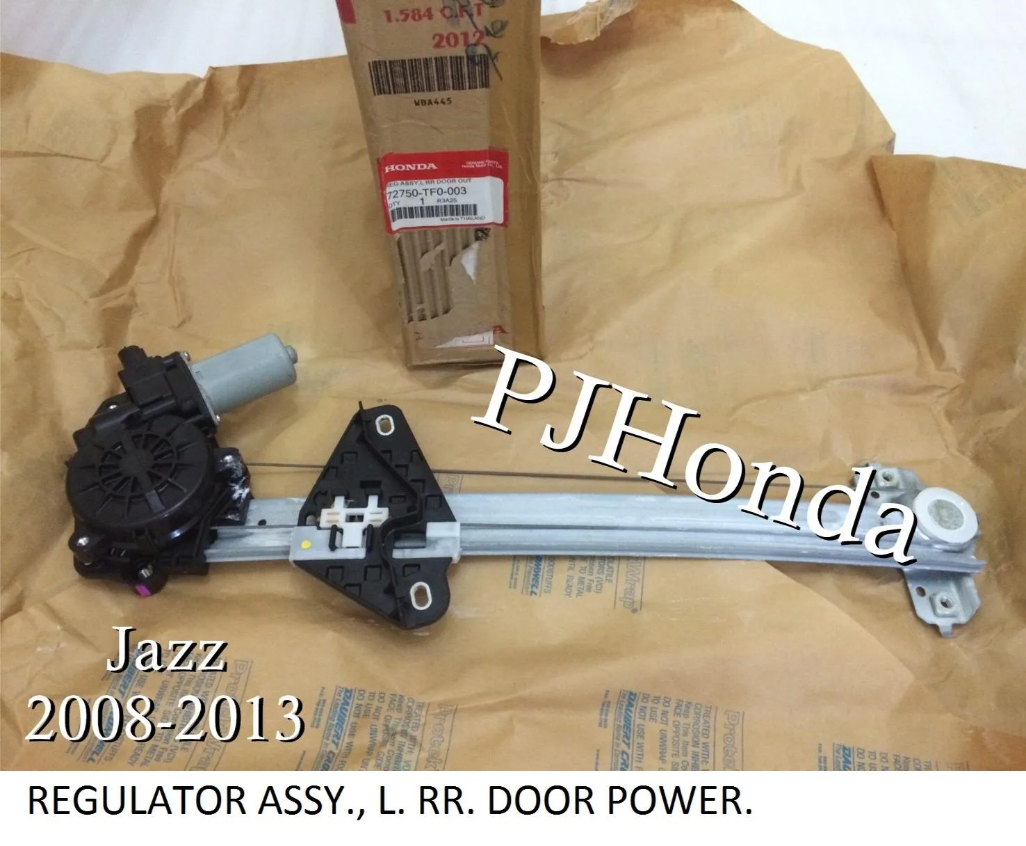 Regulator Kaca Belakang HONDA JAZZ 2008- 2013 Genuine!!