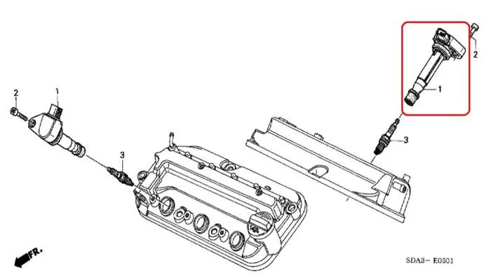 Ignation Coil / Koil Honda ACCORD 3000CC 2004-2007 Original