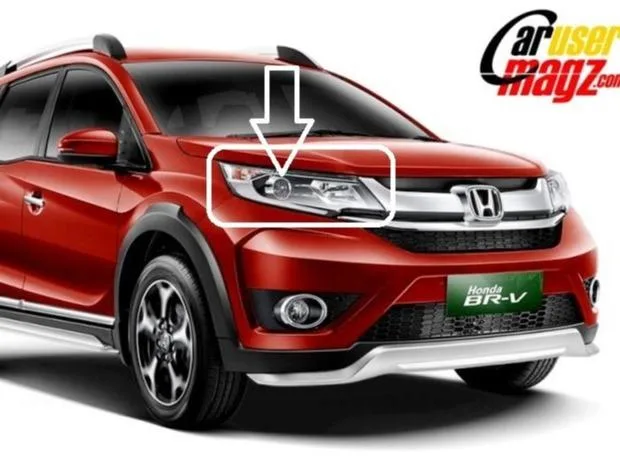 Headlamp / Lampu Depan Chrome BRV Tipe E 2017 Original