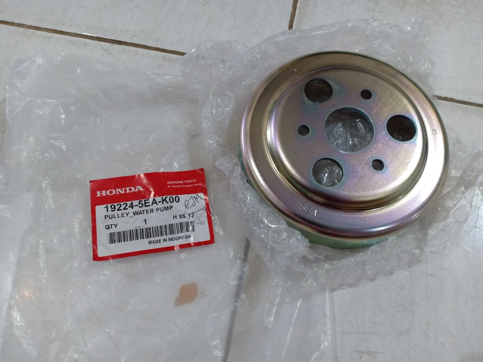 Puley Water Pump Jazz GK5 City HRV BRV MOBILIO BRIO Original