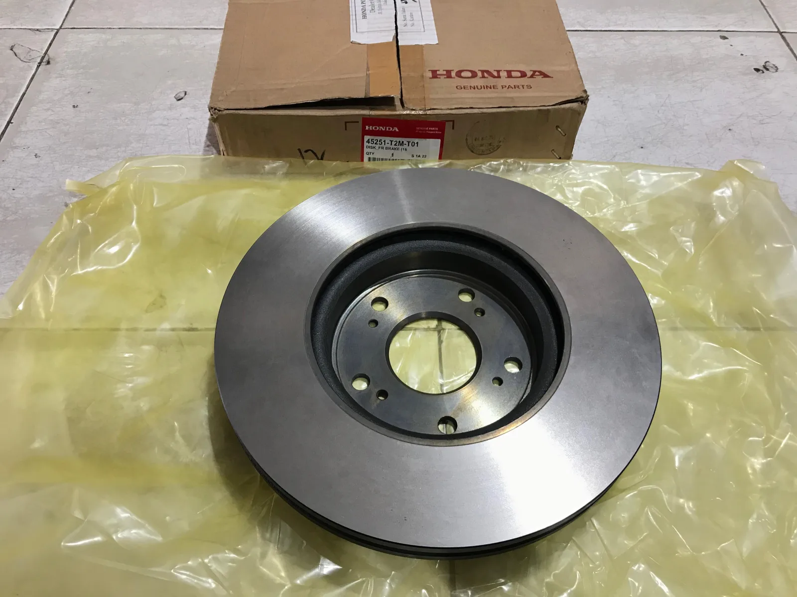 Disk Brake / Piringan Rem Depan Honda HRV 2015-2021 Original