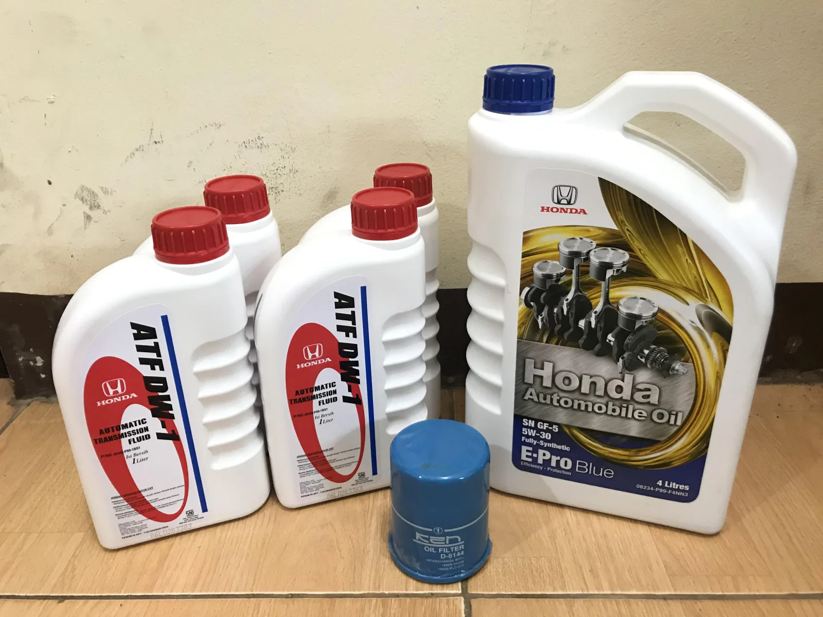 Paket Murah 03 Oli Mesin Honda EPro Blue Genuine!!!