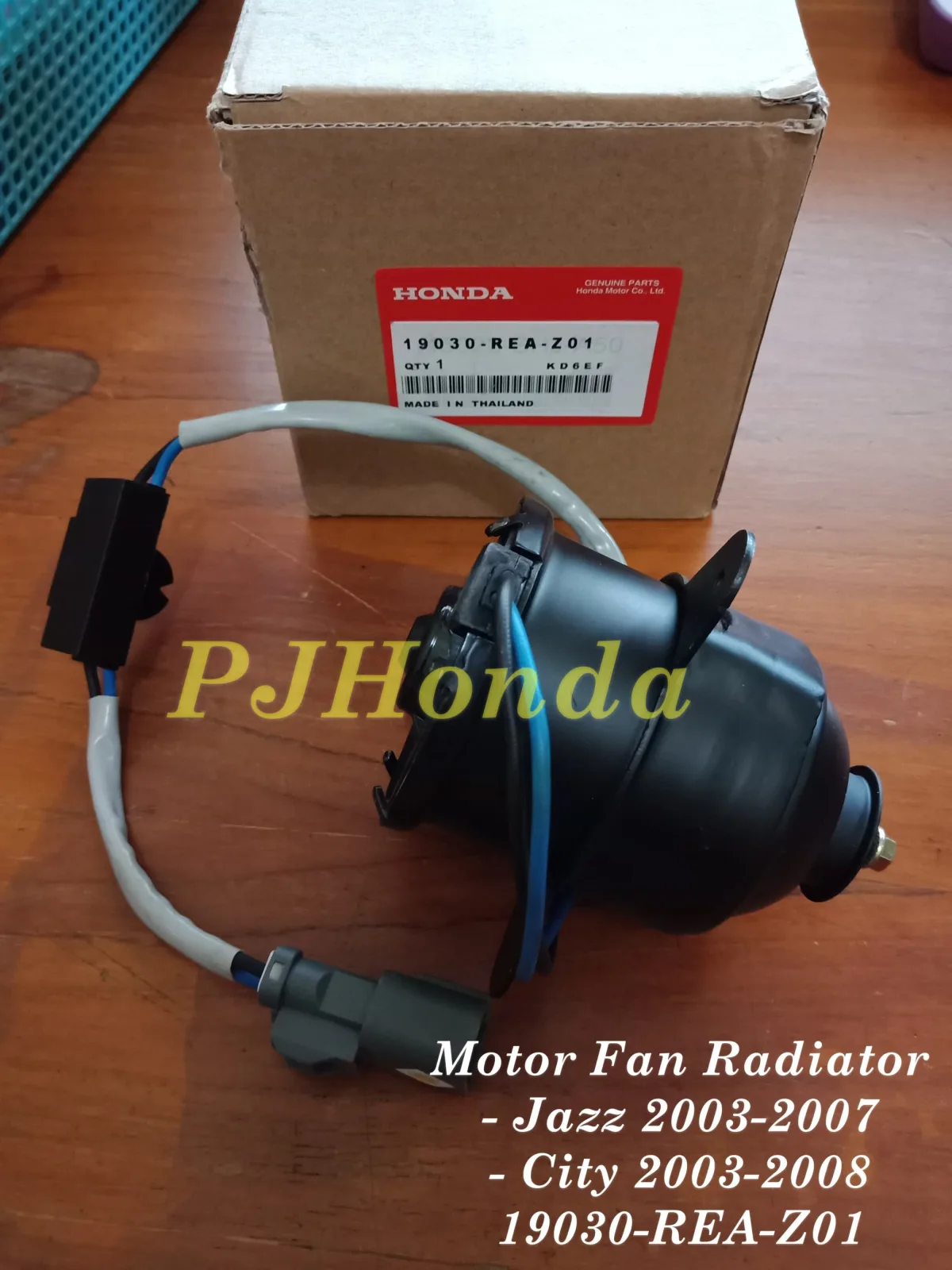 Motor Fan Radiator Honda Jazz 2003-2007 OEM