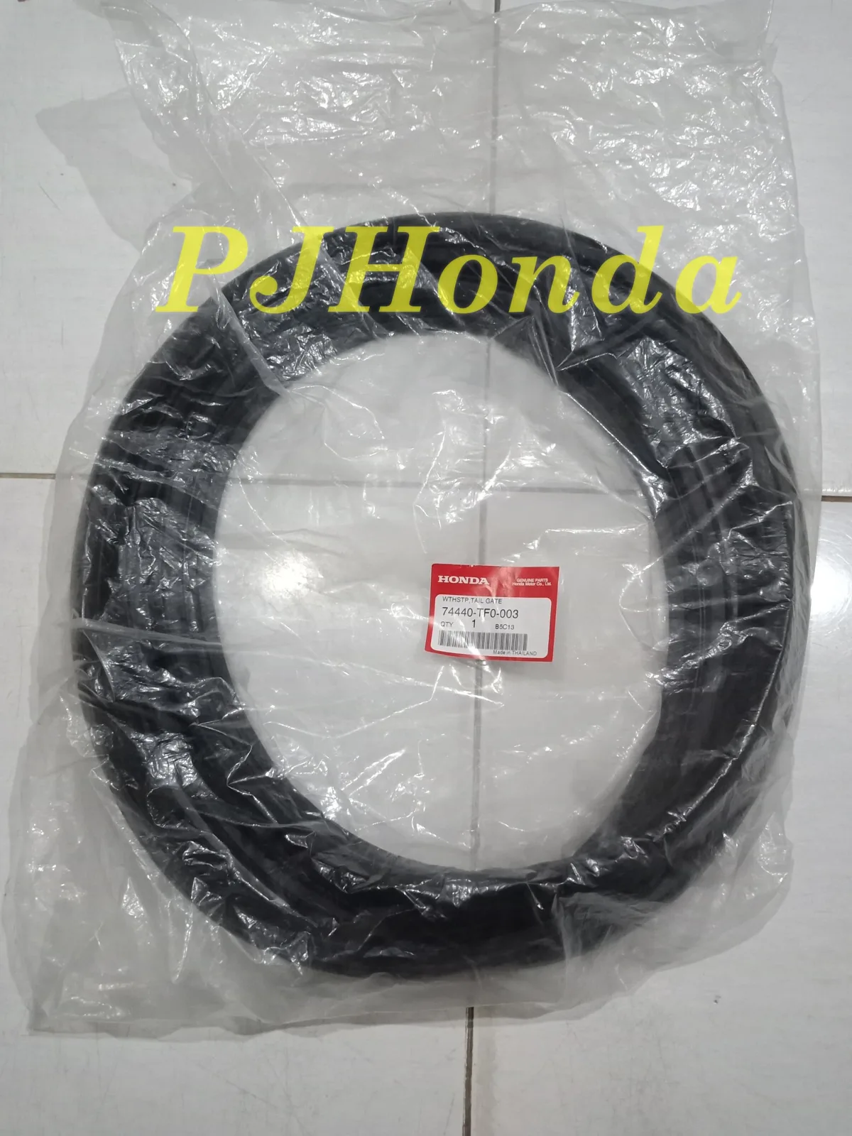Karet Pintu Bagasi Honda Jazz RS 2008-2013 Genuine!!