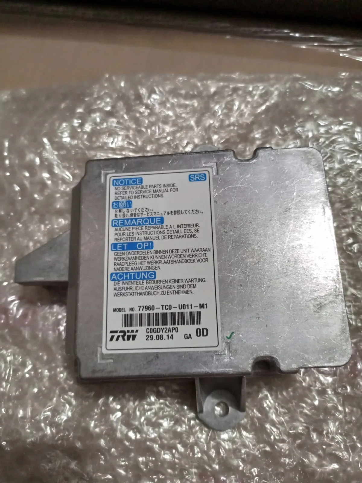 Modul SRS MODUL AIRBAG Accord 2008-2012 Original