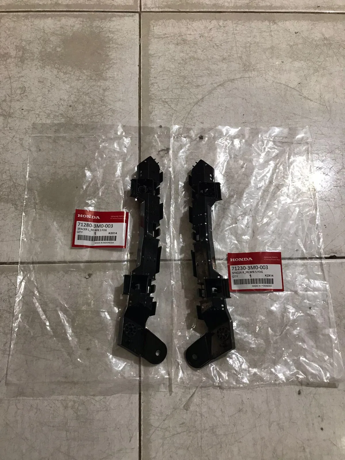 Breket Bumper Depan Honda HRV 2022-2023 Original