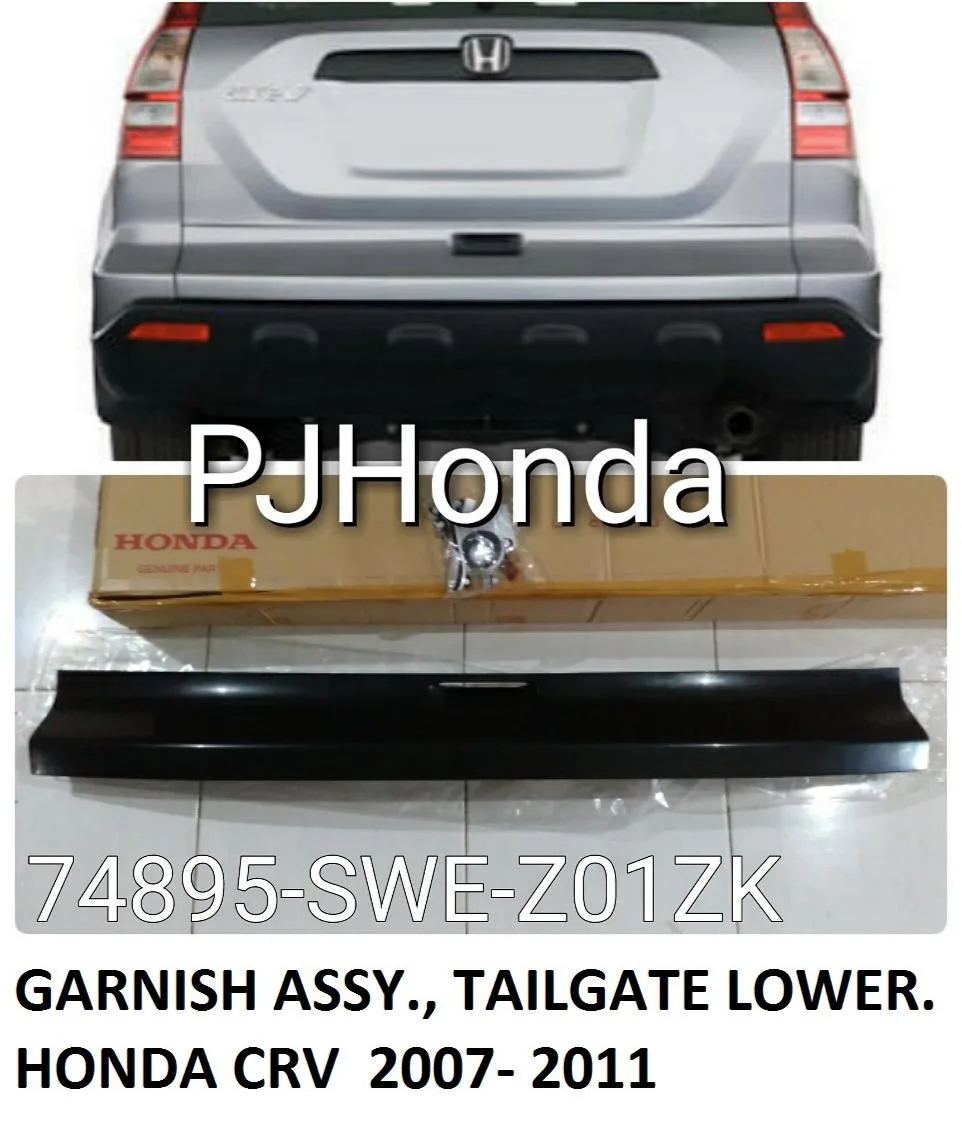 Garnish / Cover Pintu Belakang Bagasi HONDA CRV 2007- 2012 Genuine!!