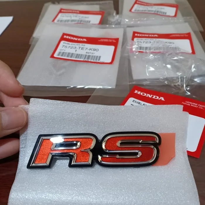 Emblem RS Honda Mobilio 2014-2019 Original