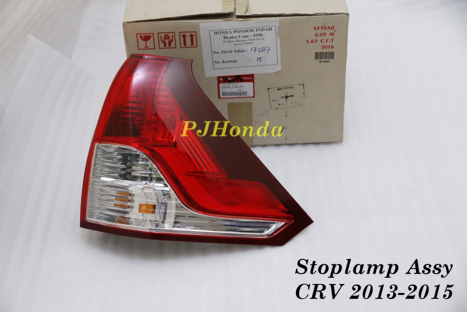 Stoplamp Lampu Belakang CRV GEN4 2013-2015 Genuine!!!
