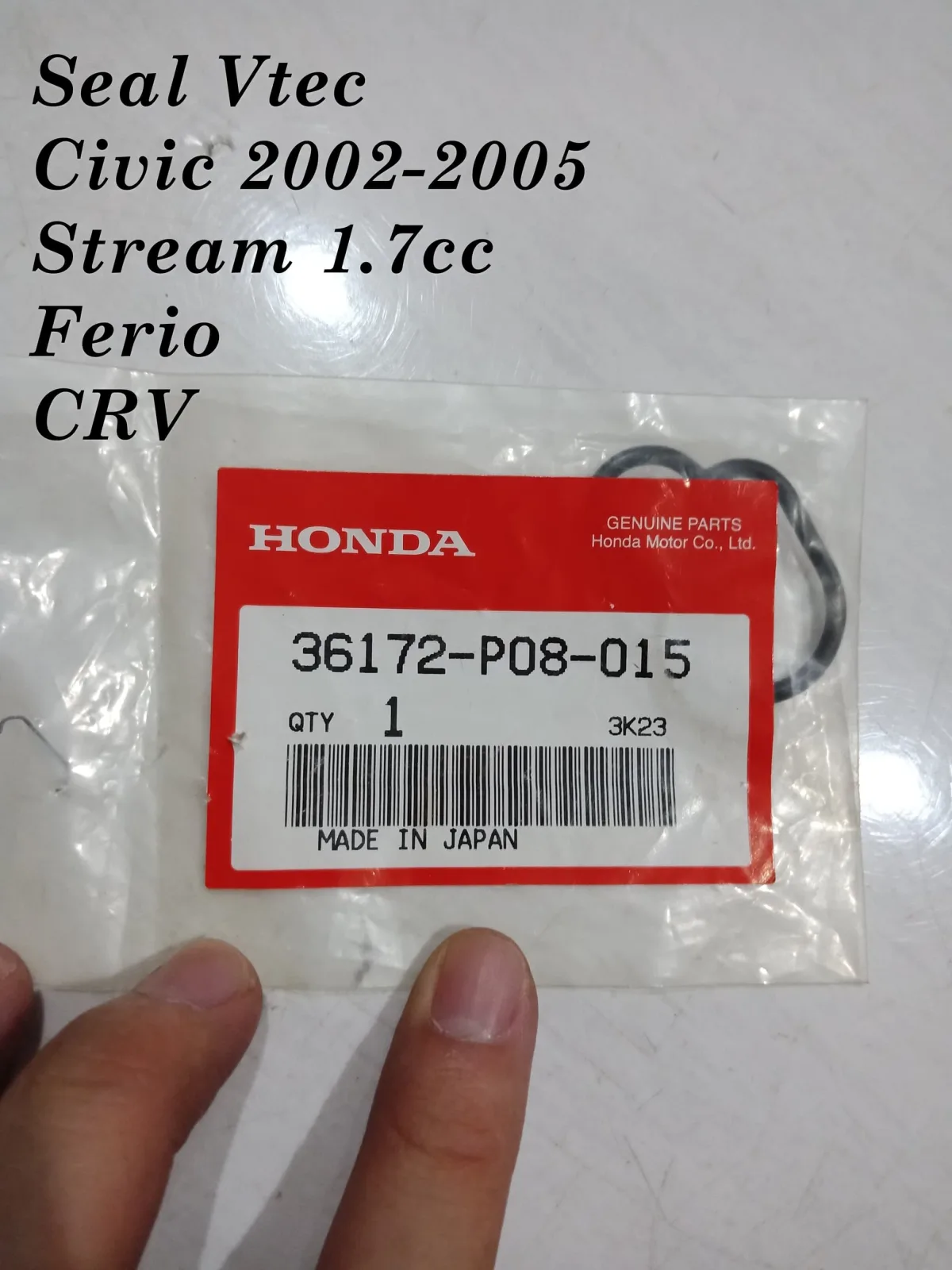 Seal Vtec Honda Civic 2002-2005 Genuine!!!