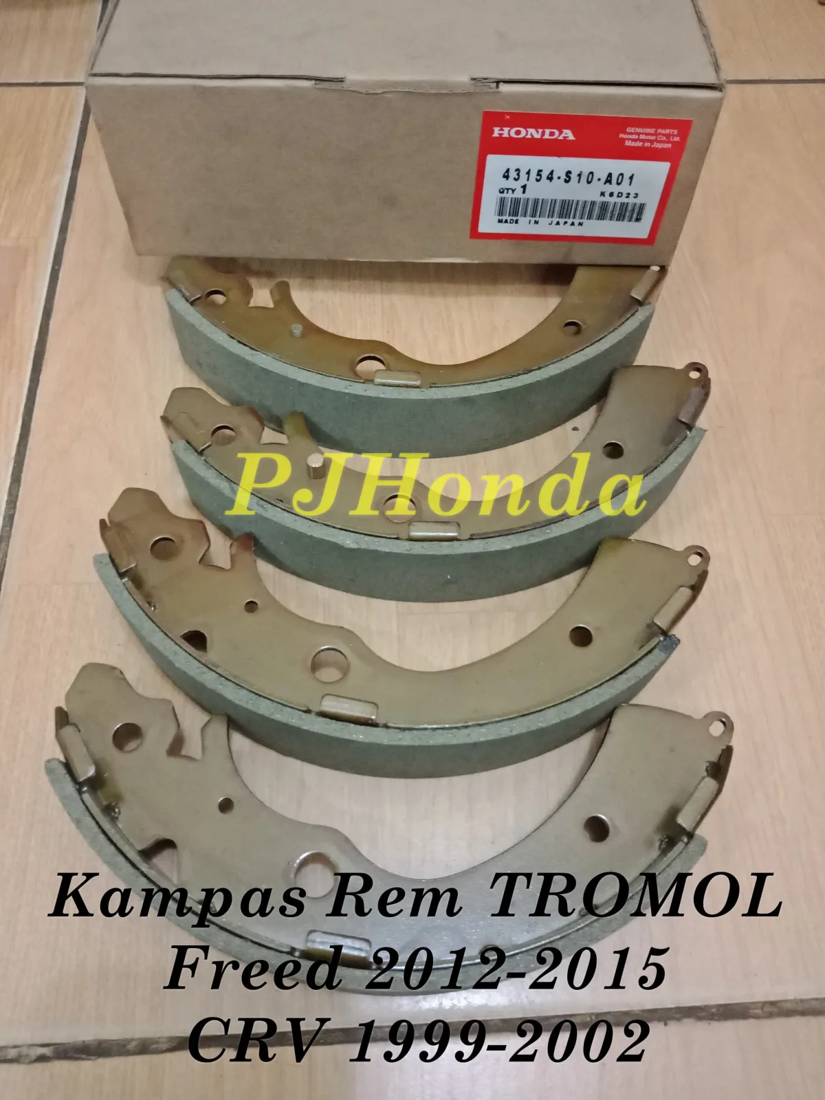 Kampas Rem Tromol BRV STREAM  CRV 1999-2002 Produk OEM!!!