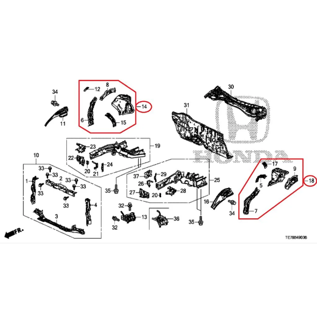 Panel Apron Mobilio 2014-2023 Original