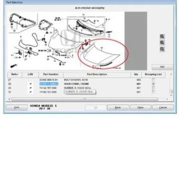 Kap Mesin Honda BRV 2015-2019 ORIGINAL