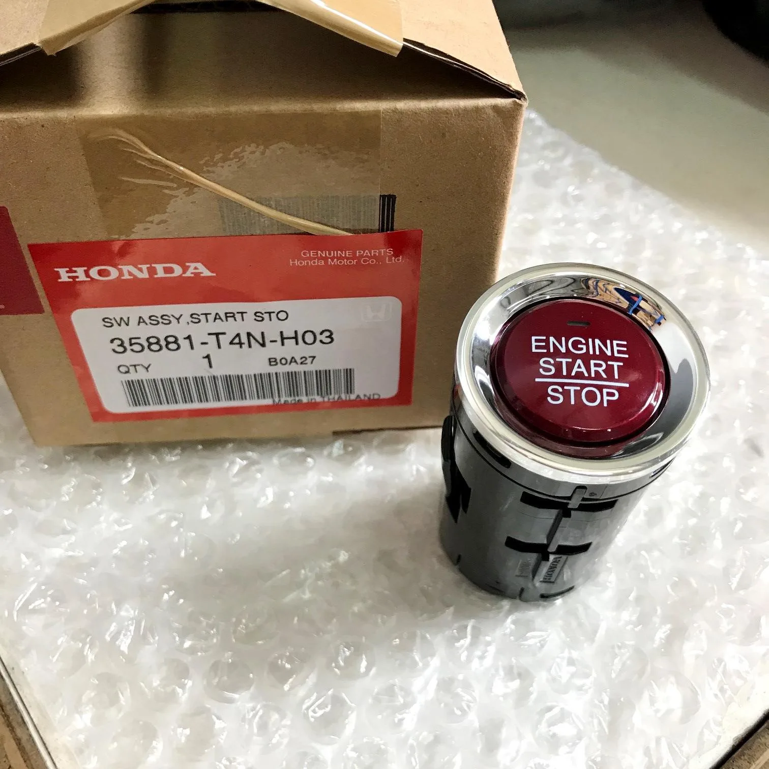 Switch Saklar Tombol Engine Starter City BRV HRV 2015 2016 2017 2018 2019 2020 2021 Original