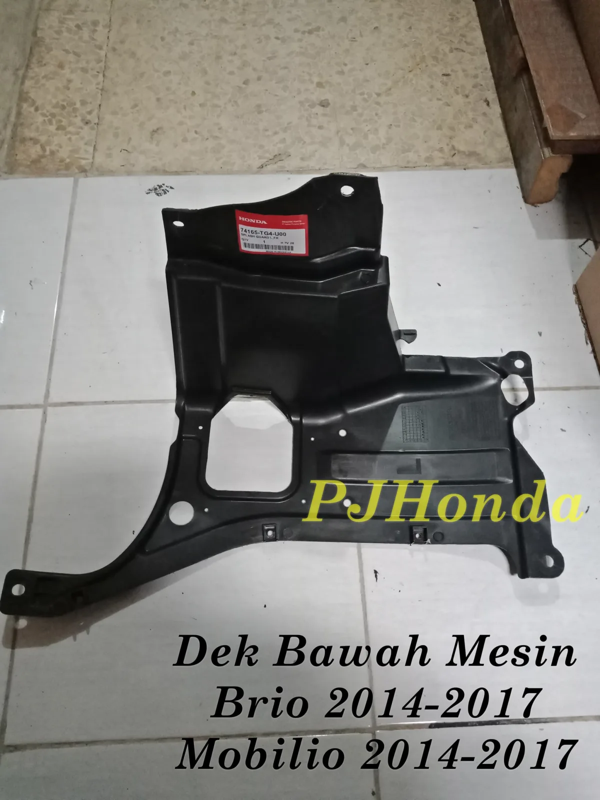 Cover Dek Bawah Mesin Honda Brio 2014-2017 Original