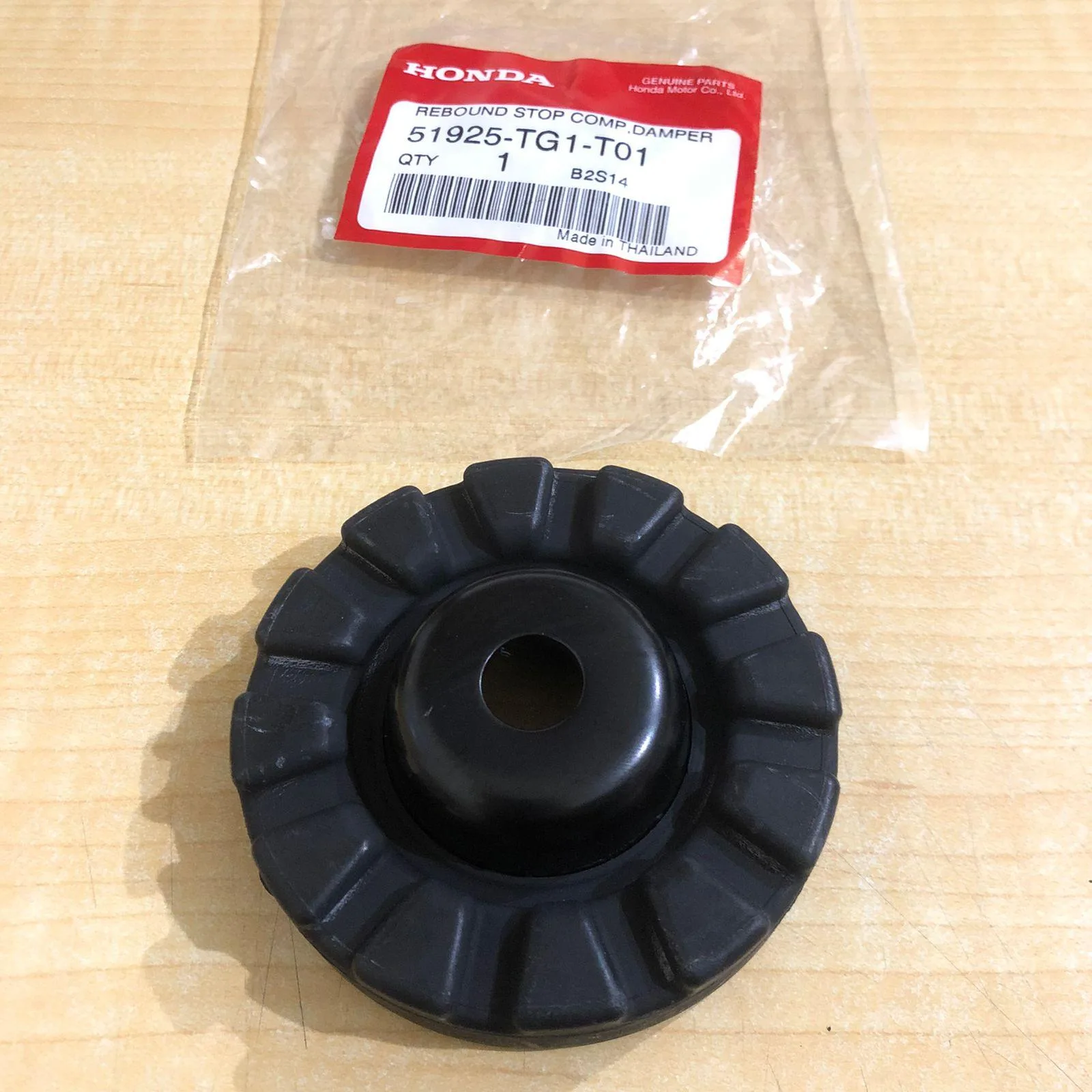 Karet Shockbreaker Atas Brio 2013-2020 Genuine!!