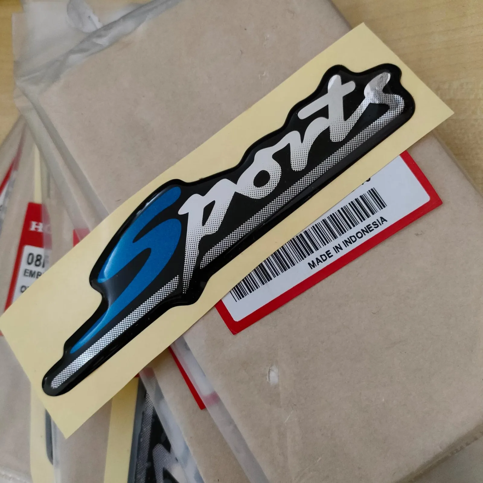 Emblem Sticker Stiker SPORT Honda JAZZ GD3 VTEC IDSI 2003 2004 2005 2006 2007 Original