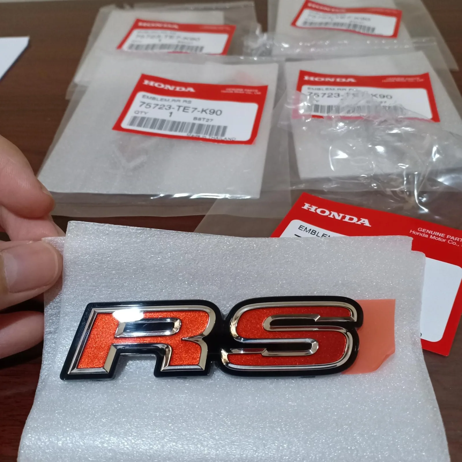 Emblem RS / Logo RS Honda Mobilio Original
