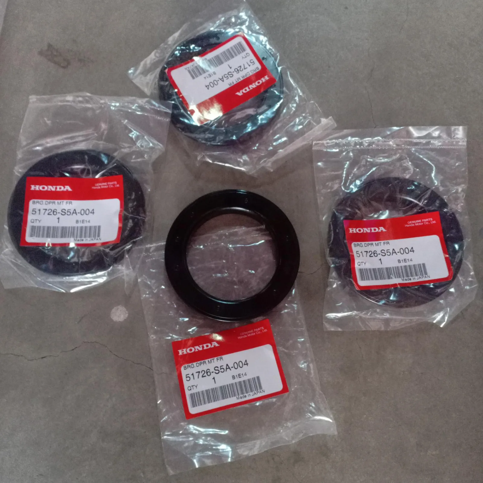 Bearing Suport Shockbreaker Depan CIVIC CRV STREAM Original