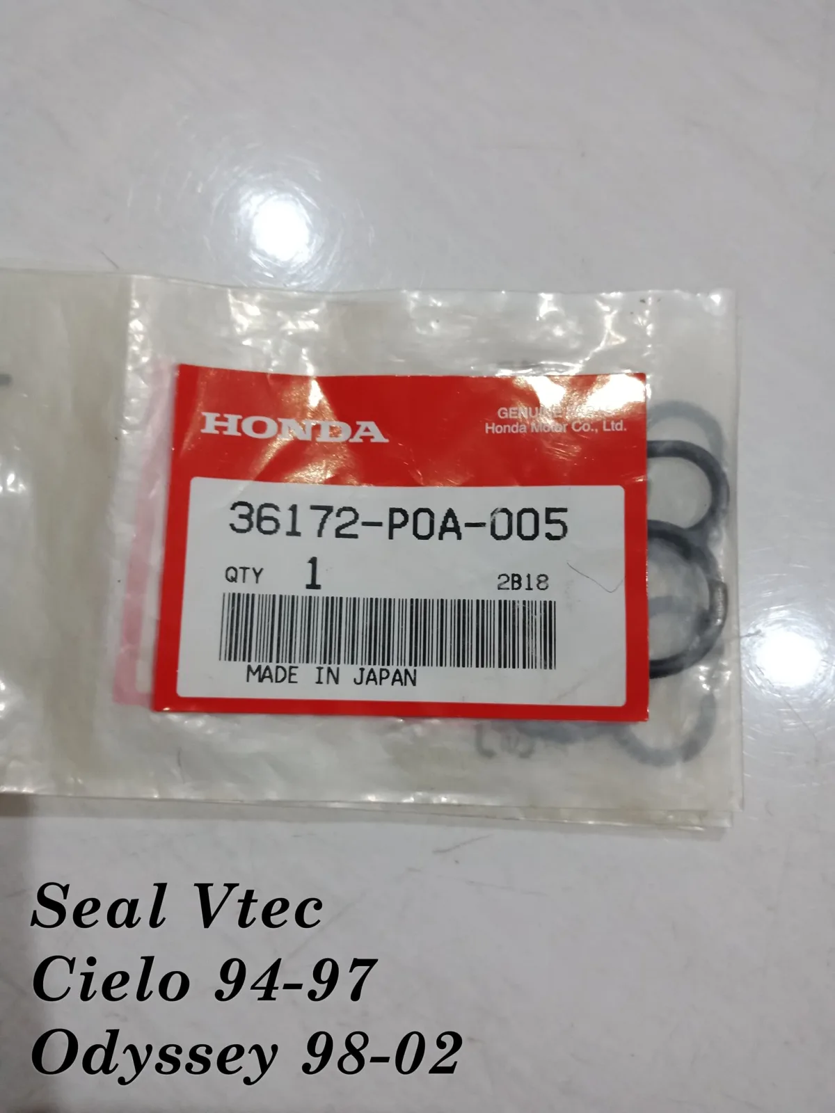 Seal Oring Vtec Accord Cielo Vti Vtil Odyssey Ra6 1996 1997 1998 1999 2000 2001 2002 2003 ORIGINAL