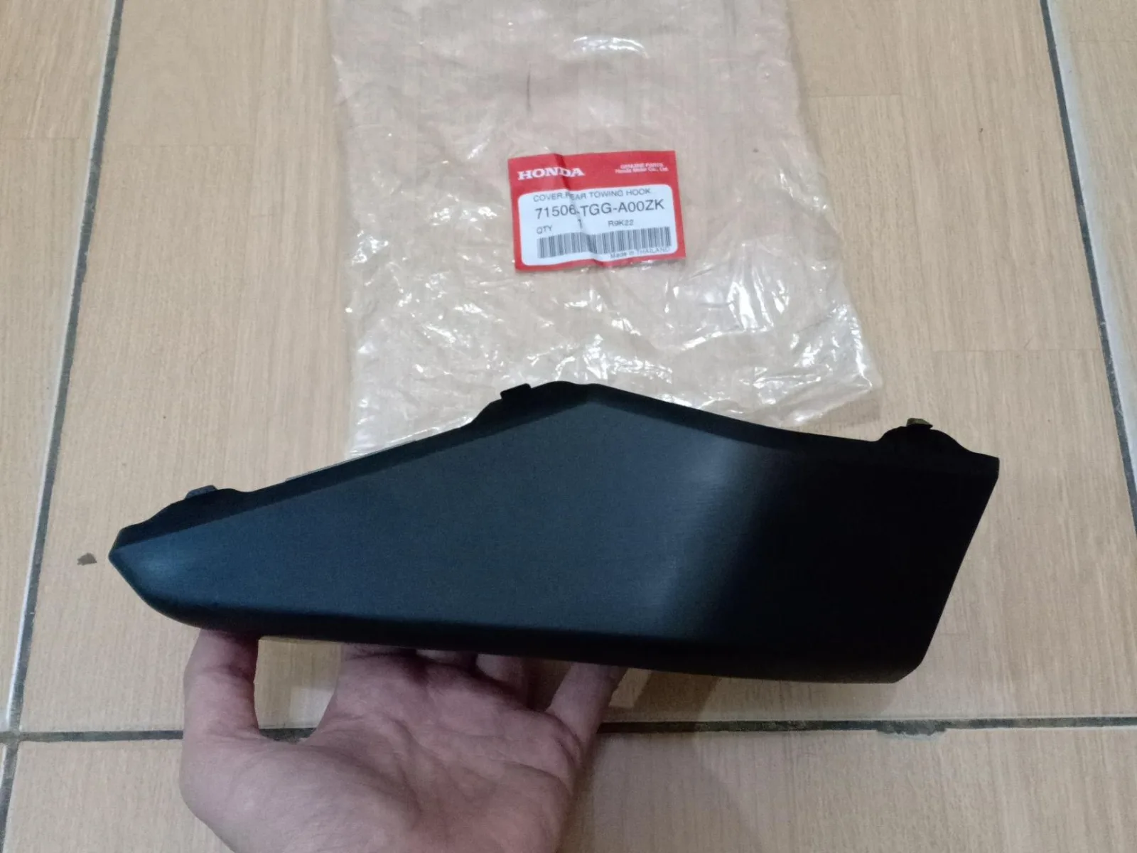 Cover Towing Bumper Belakang Civic Turbo 2016 2017 2018 2019 Original