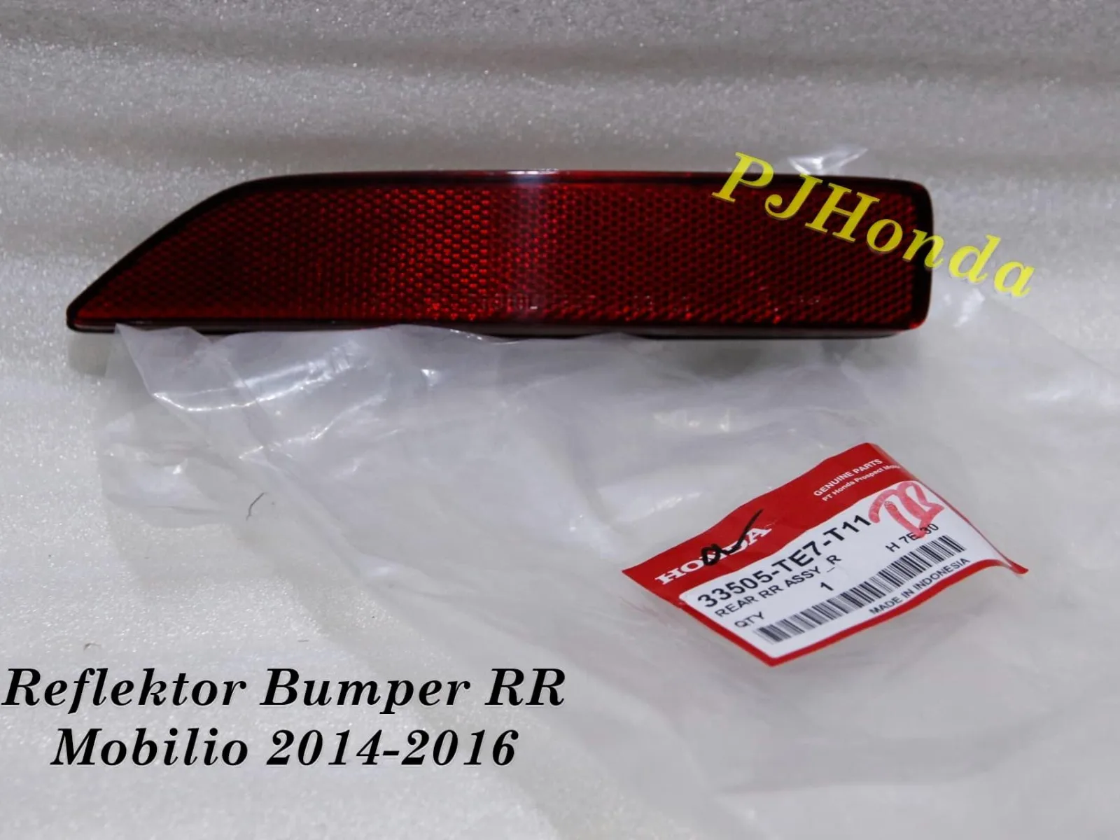 Reflektor Bumper Belakang Honda Mobilio 2014 2015 2016 2017 2018 2019 2020 2021 2022 Original