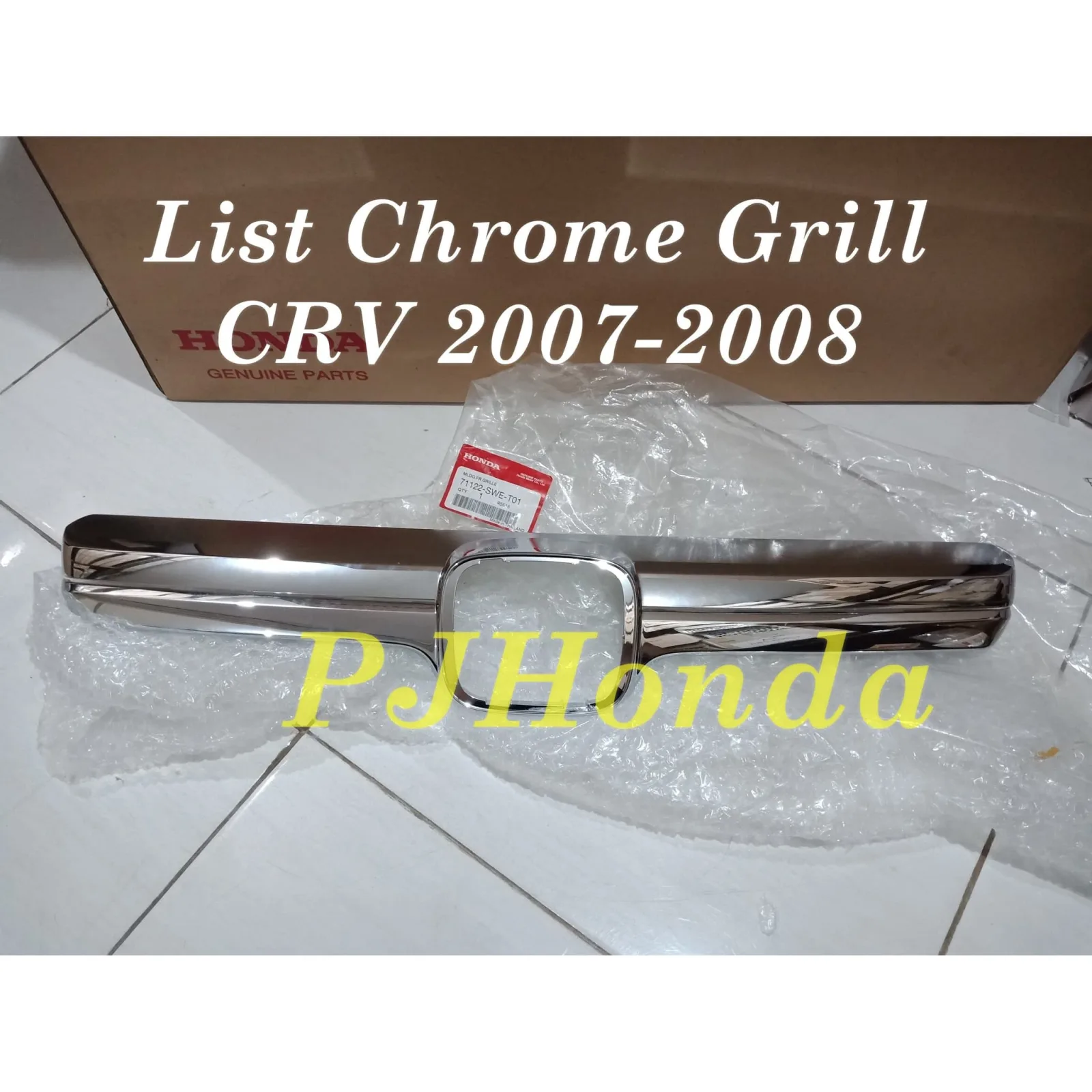 List Chrome Grill Honda CRV 2007-2008 Genuine!!!