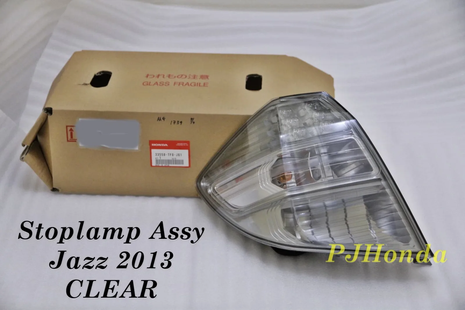 StopLamp Assy CLEAR Honda Jazz RS 2013 Genuine!!!