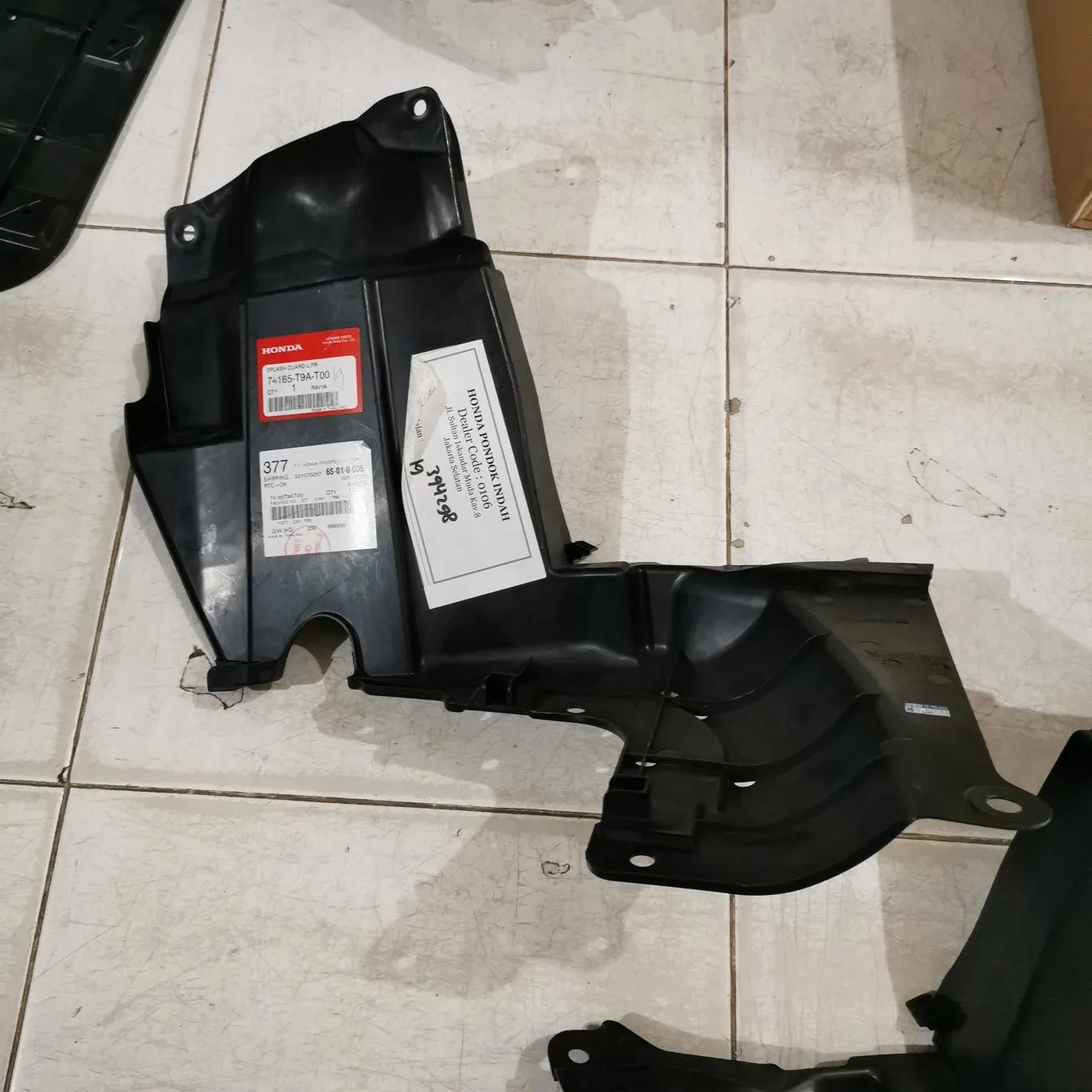 Cover Plastik Bawah Mesin Samping Honda City 2013 2014 2015 2016 2017 2018 Original