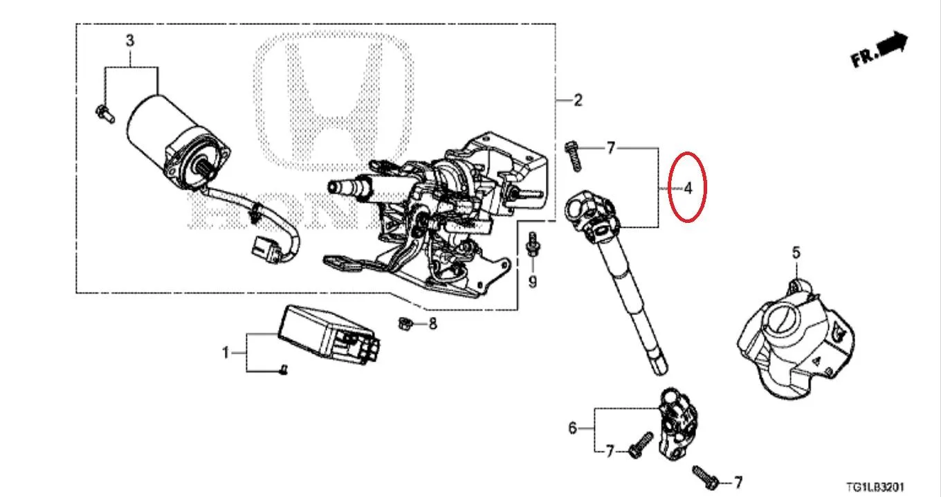 Joint Comp / Joint Steer Honda BRIO 2015-2024 Original