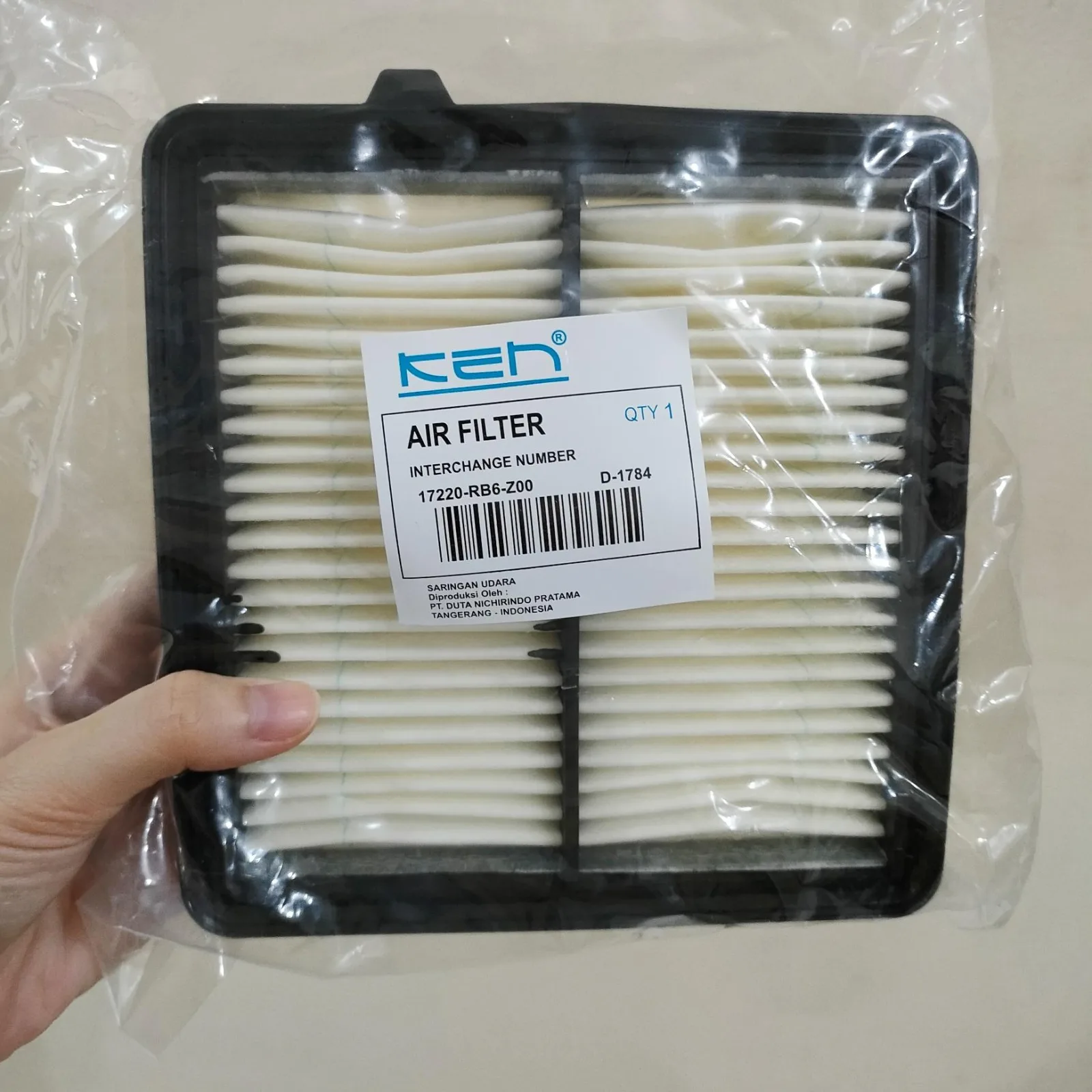 Filter Udara RB6 Merk KEN Honda BRIO MOBILIO JAZZ FREED CITY