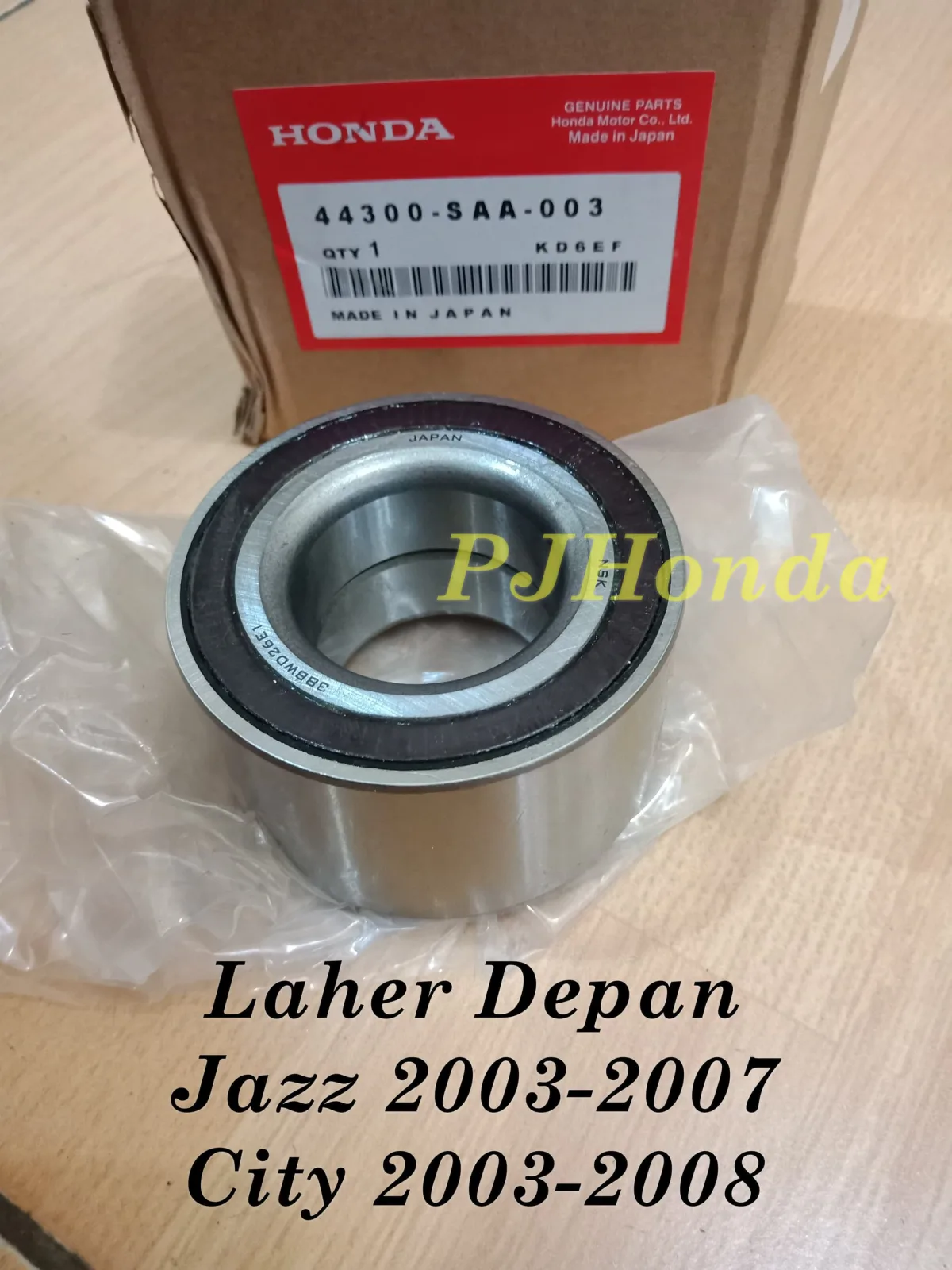 Laher Roda / Bearing Roda Depan city dan Jazz 2003-2007