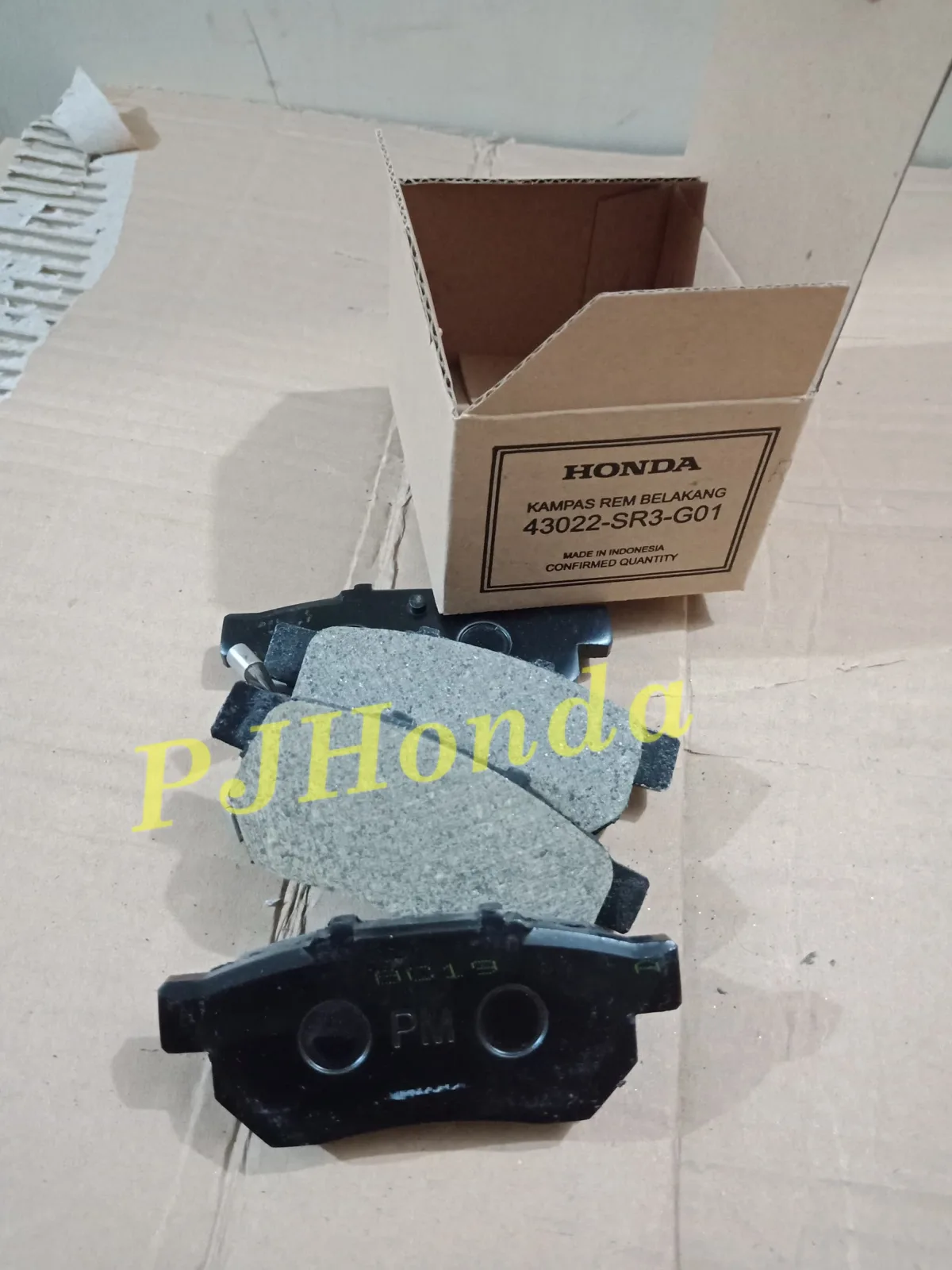 Kampas Rem / Brake Pad Belakang Jazz 2006-2017 Honda OEM!!