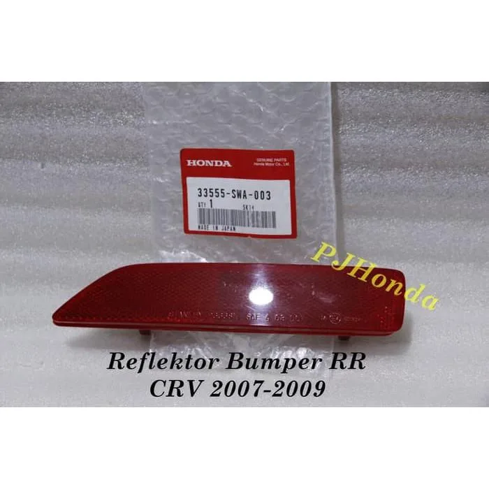 Reflector Bumper Belakang Honda NEW CRV 2007 - 2010 Genuine