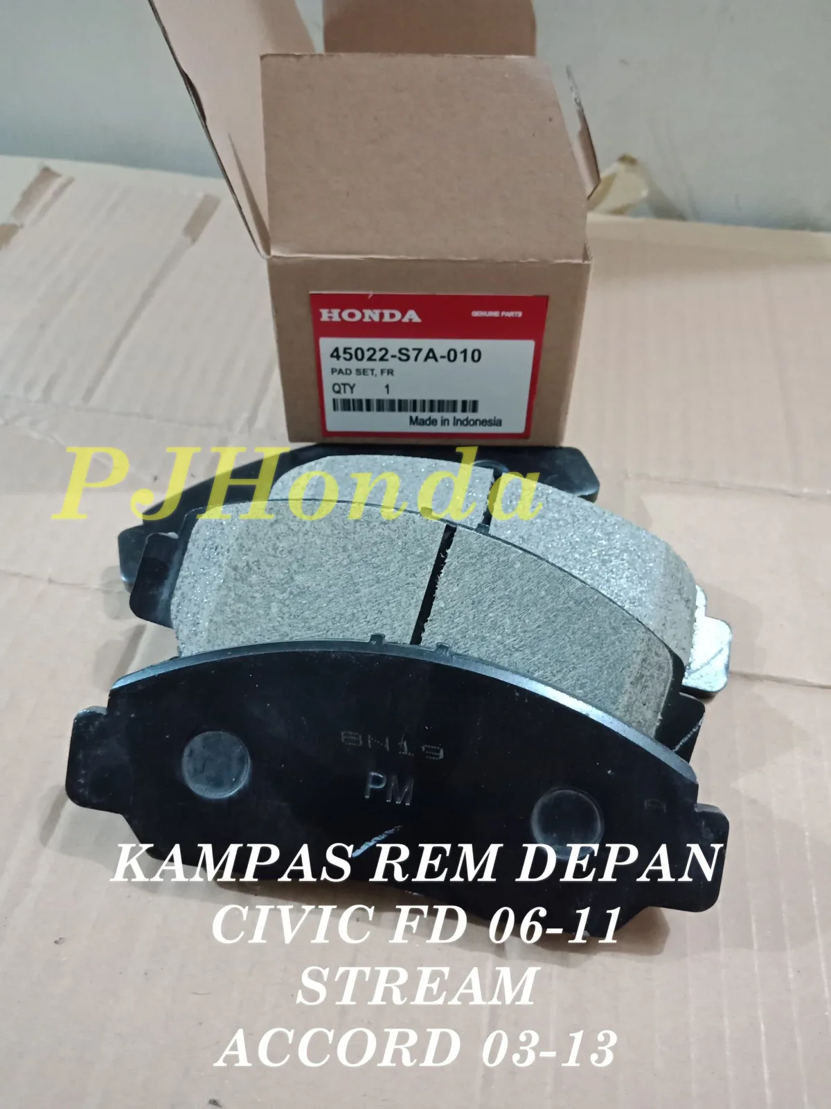 Kampas Rem / Brake Pad BRV CIVIC ACCORD Stream OEM!!