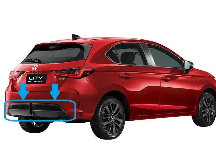 Diffuser Bumper Belakang CITY HATCHBACK RS 2021 2022 2023 Original