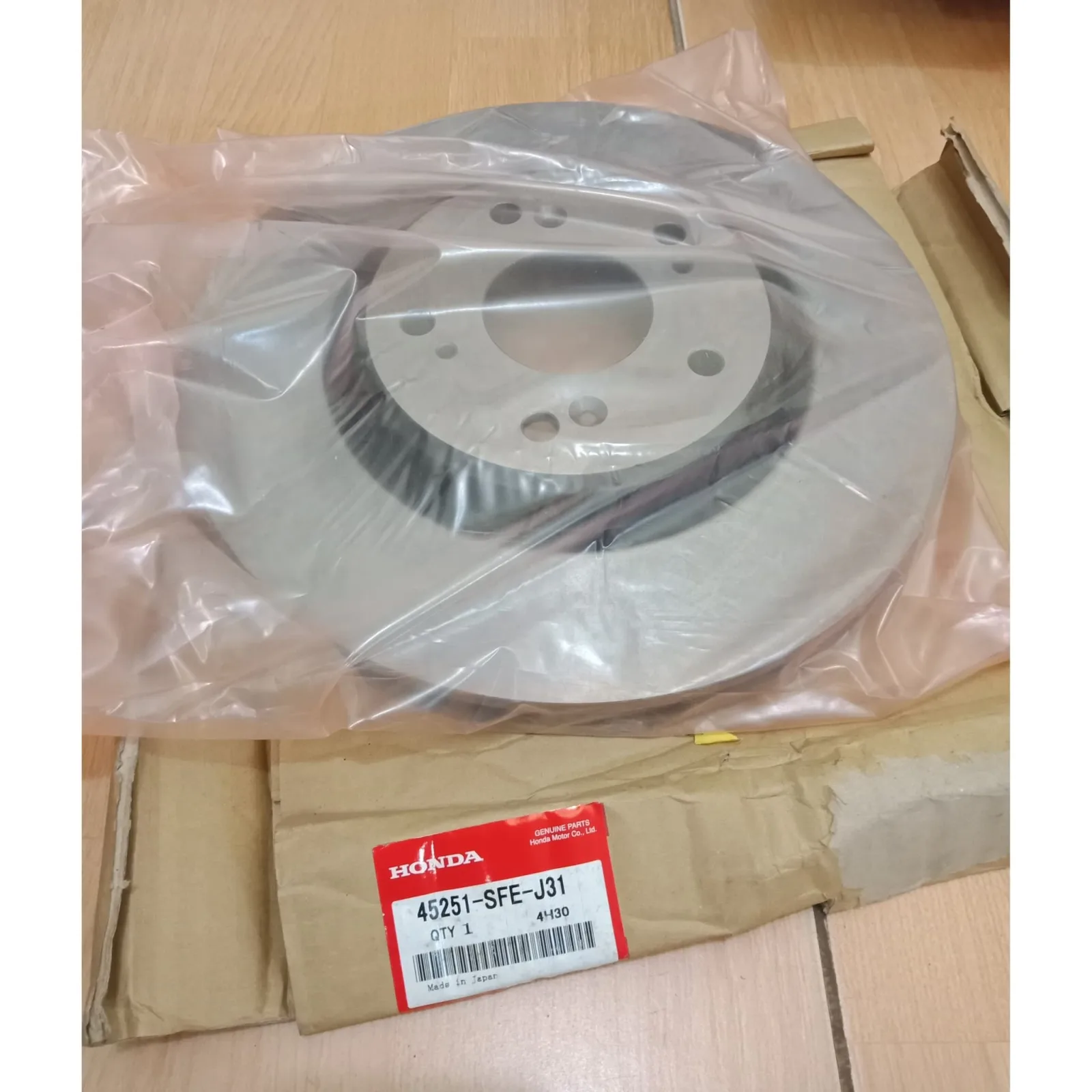Piringan RemDISK BRAKE Depan Odyssey 2003 2004 2005 2006 2007 ORIGINAL