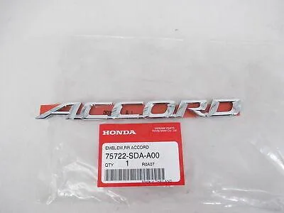 Emblem Logo Tulisan ACCORD Bagasi Belakang ORIGINAL