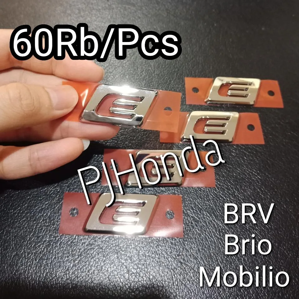 Emblem E Untuk Kaca Belakang Honda Brio Genuine!!