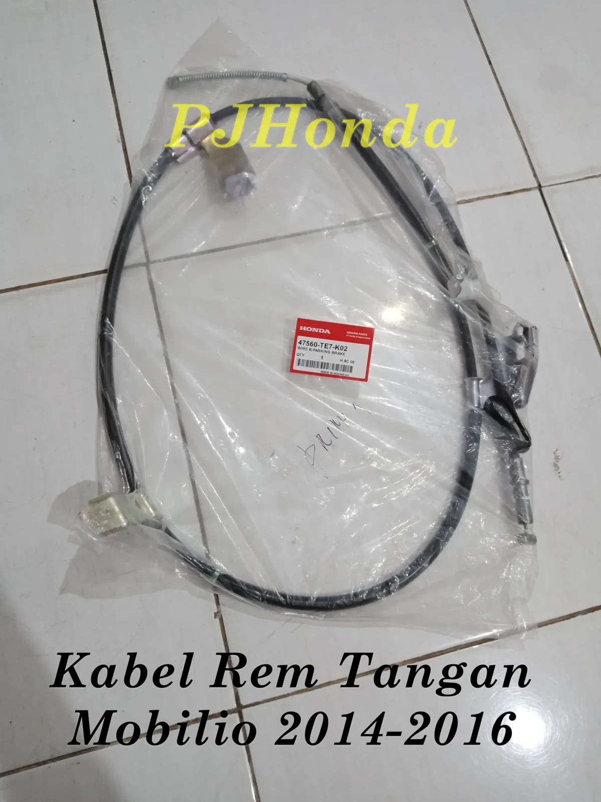Kabel Rem Tangan Mobilio 2014-2016 Genuine!!!
