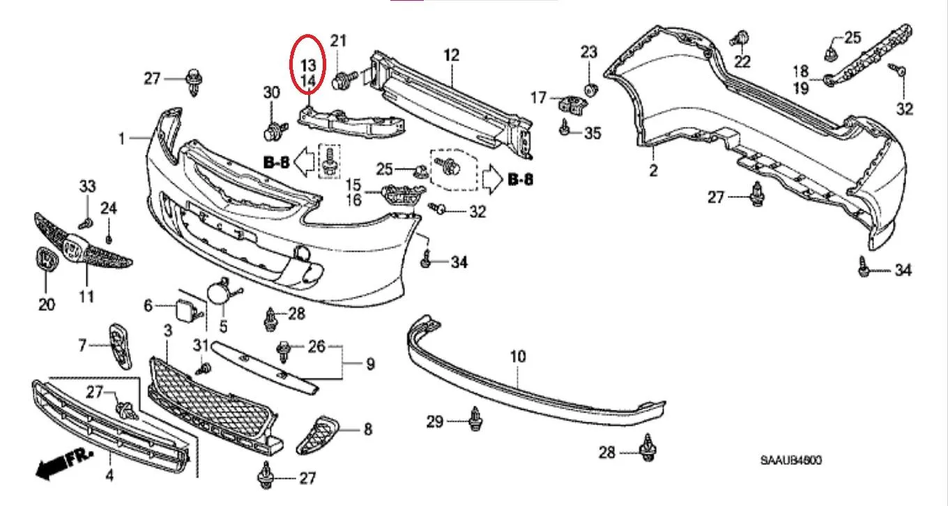 Breket / Breaket Headlamp Honda JAZZ 2006-2008 Original