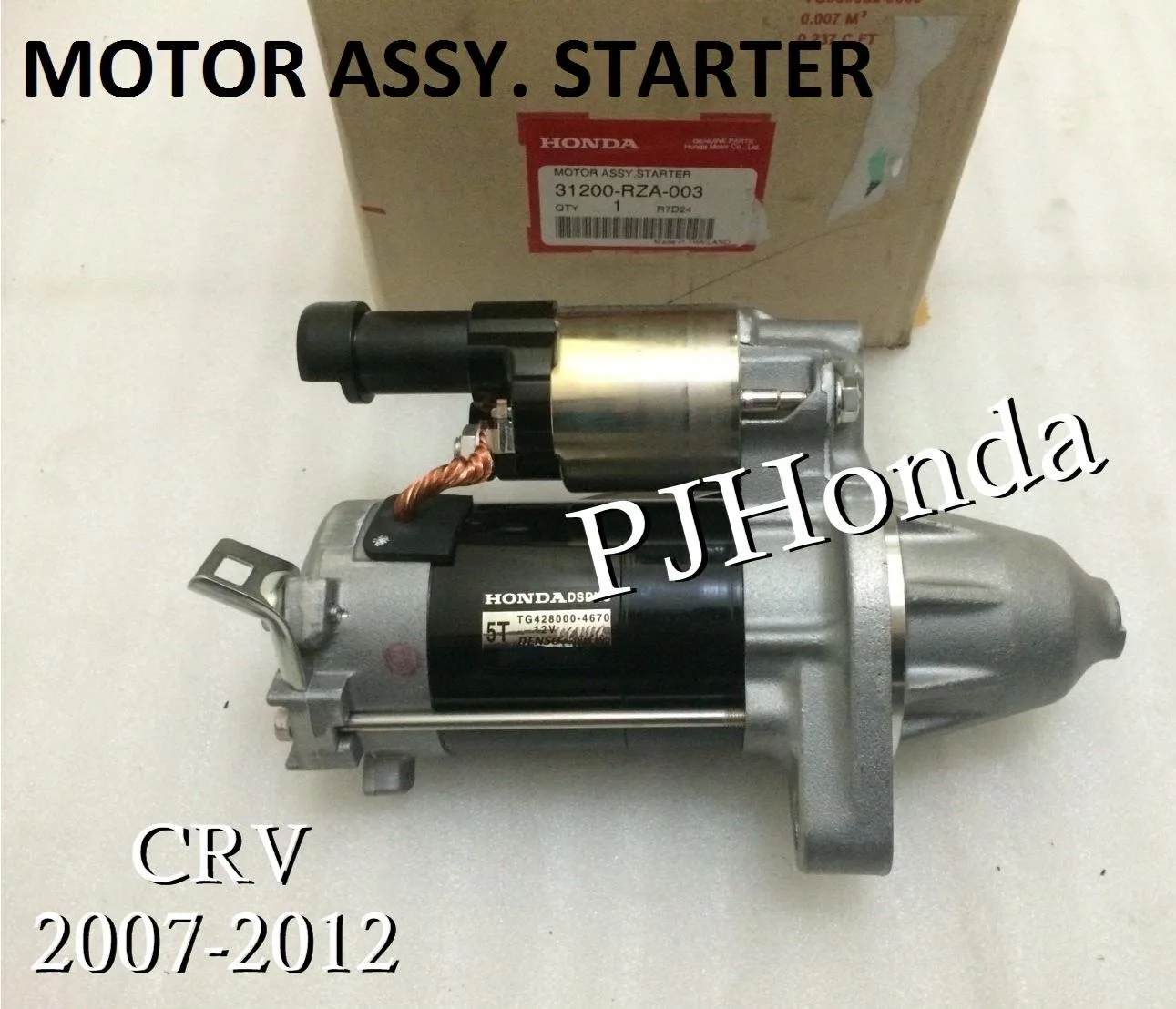 Motor / Dinamo Starter HONDA CRV 2.4 cc 2007-2017 Genuine!!